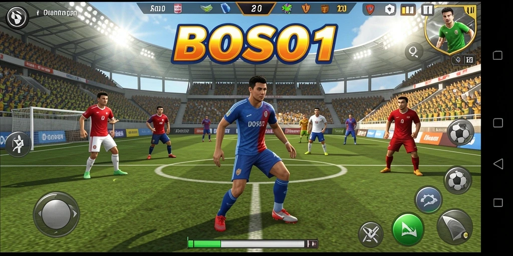 Menampilkan gameplay intens dan seru dalam BOS01.