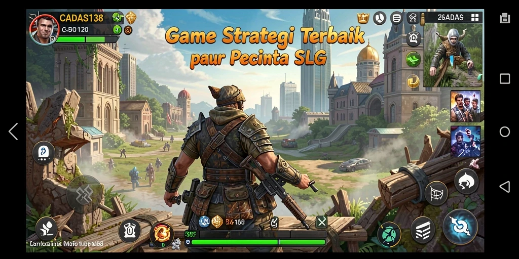 Tampilan gameplay menegangkan dari CADAS138 yang menuntut strategi.