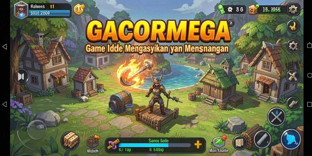 Tampilan screenshot GACORMEGA yang menunjukkan gameplay santai dan menarik.