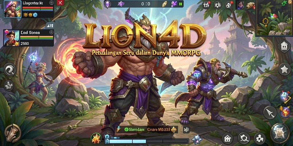 Tampilan gameplay epik di dunia <strong>LION4D</strong> yang penuh petualangan.