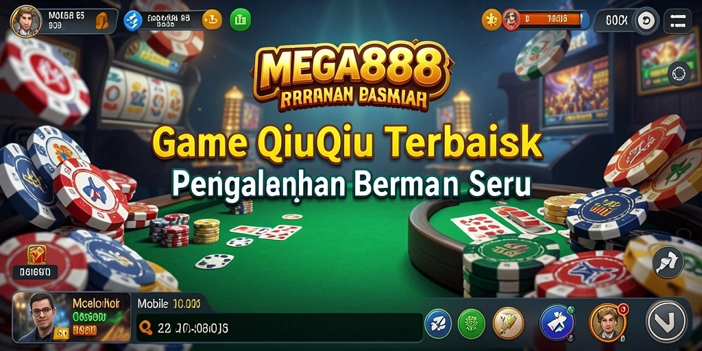 Tampilan menarik dari gameplay QiuQiu di MEGA888.