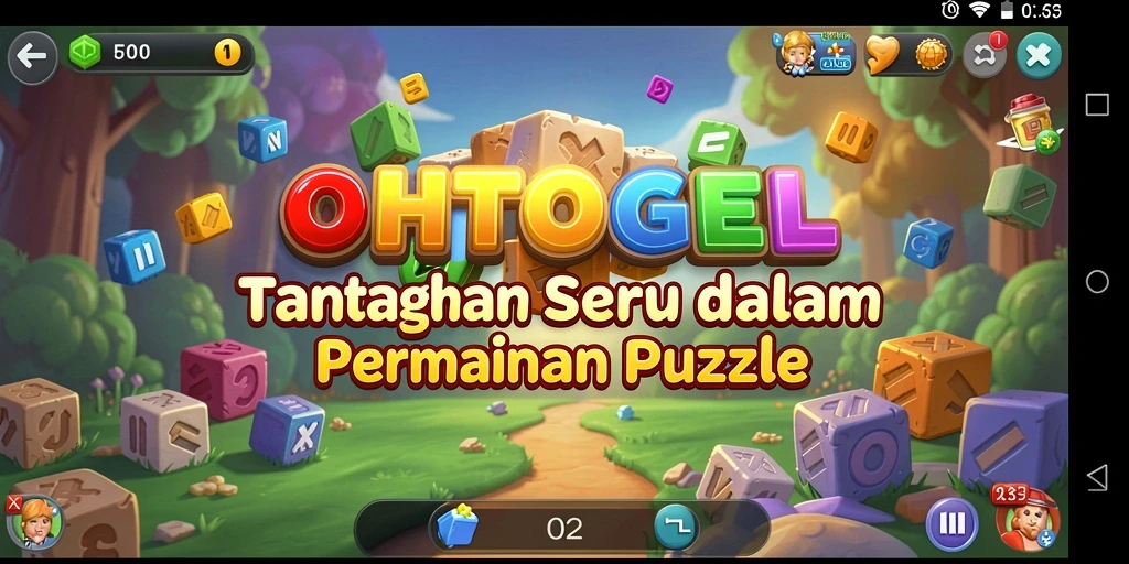Screenshot OHTOGEL menunjukkan gameplay seru dan menantang dalam puzzle.