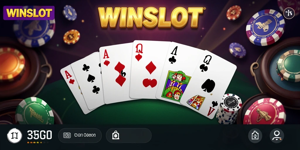 Tampilan gameplay seru dalam permainan Domino WINSLOT.